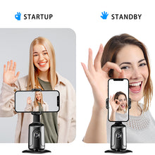 Load image into Gallery viewer, Auto Tracking Phone Holder Auto Face Tracking 360 Rotation Fast Face AI Shooting Selfie Stick Gimbal camera For Live Video
