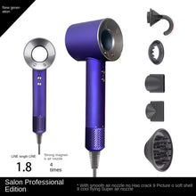 Load image into Gallery viewer, 5 In 1 Haar Trockner Blattlosen Hohl Elektrische Haar Trockner Haushalt Anion Pflege Friseur Hohe Power Salon Stumm Schönheit gesundheit
