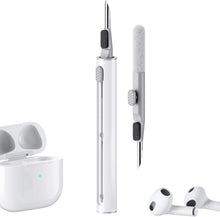 Load image into Gallery viewer, Cleaner Kit for Airpods Pro 1 2 3 Multi-Function Cleaning Pen with Soft Brush Flocking Sponge for Bluetooth Earphones Case Cleaning Tools for Samsung Sony Beats Bose Headphones White
