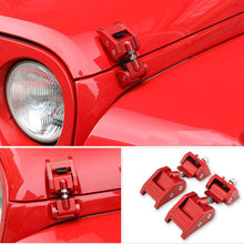 Load image into Gallery viewer, Metal Engine Hood Latch Lock Catches Kits for Jeep Wrangler JK   talk with us for the best price
